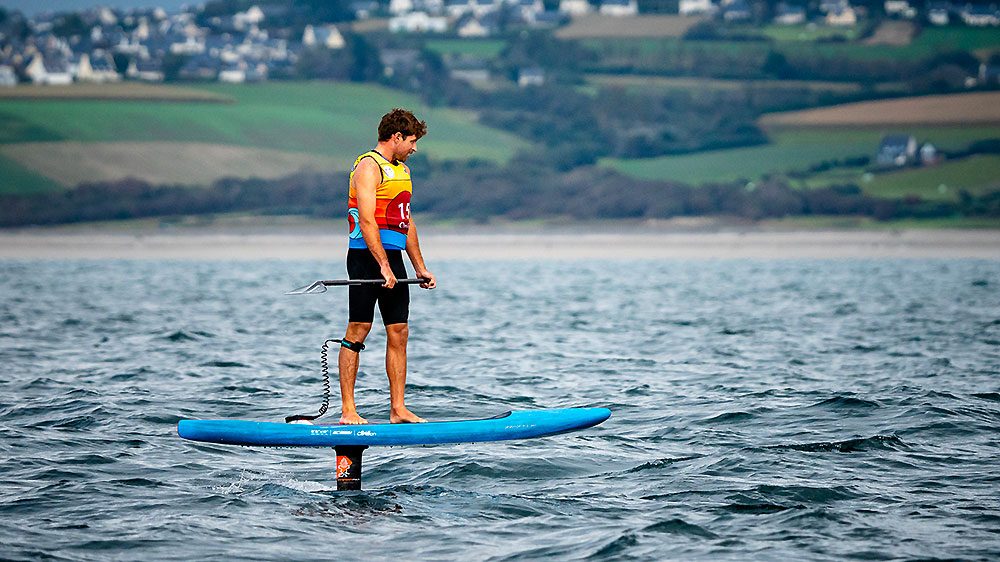 Une première journée Intense en Downwind Foil