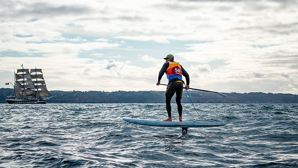 Une première journée Intense en Downwind Foil